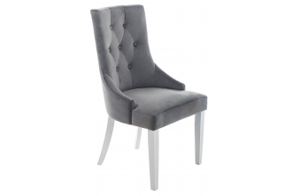 Стул Elegance white / grey