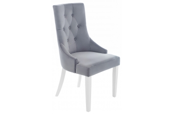 Стул Elegance white / grey