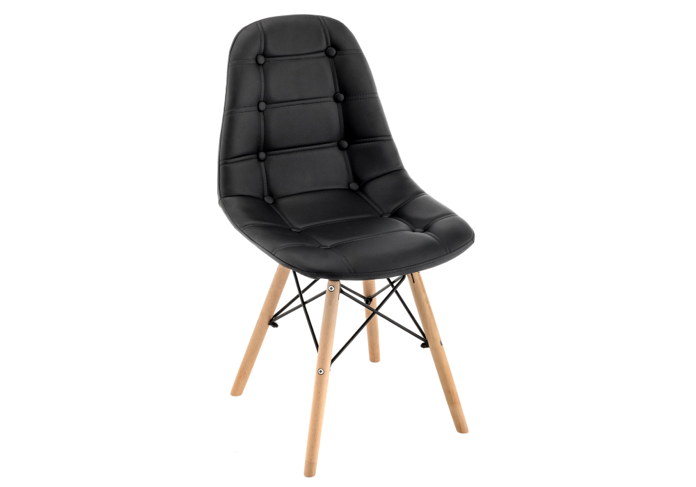 Деревянный стул Kvadro черный