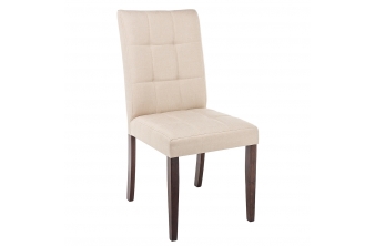 Стул Madina dark walnut / fabric cream