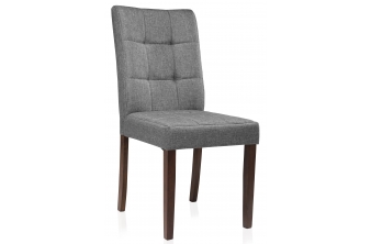 Стул Madina dark walnut / fabric grey