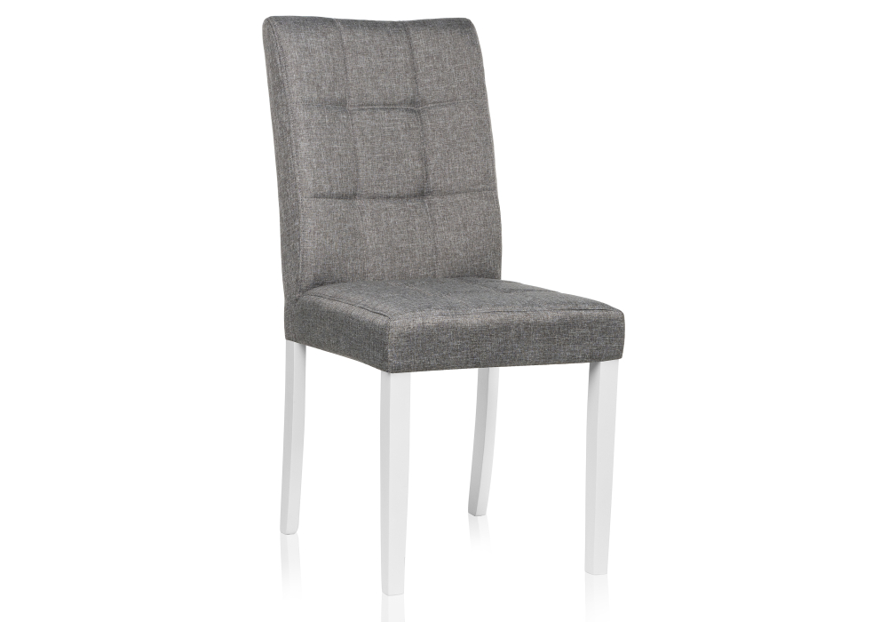 Стул Madina white / fabric pebble