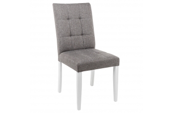 Стул Madina white / fabric pebble