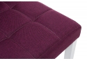 Стул Madina white / fabric purple