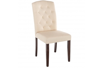 Стул Menson dark walnut / fabric cream