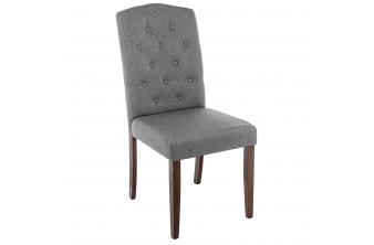 Стул Menson dark walnut / fabric grey