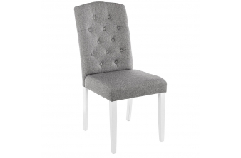 Стул Menson white / fabric pebble