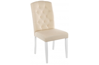 Стул Menson white / fabric сream