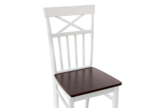 Деревянный стул Kvadro 1 white / wood