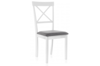 Стул Shem white / light grey