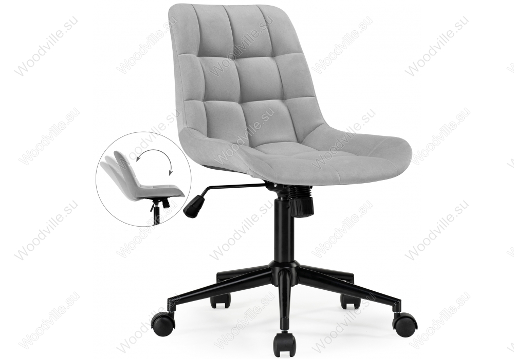 Компьютерное кресло Честер черный / светло-серый