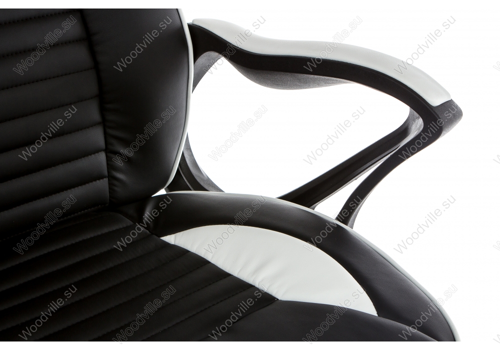 Компьютерное кресло Leon черное / белое