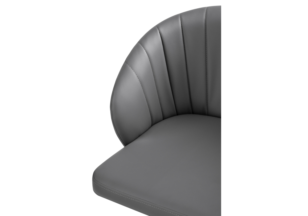 Компьютерное кресло Пард экокожа серый