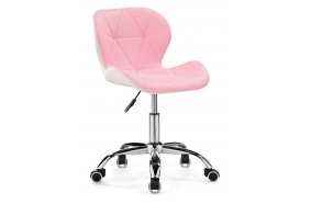 Компьютерное кресло Trizor whitе / pink