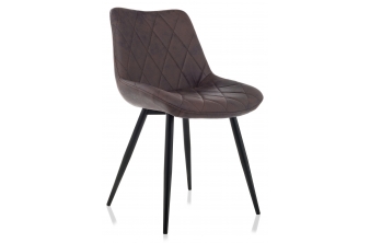 Стул Fox black / dark brown