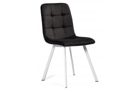 Стул на металлокаркасе Bruk dark gray / white
