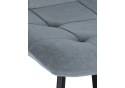 Стул на металлокаркасе Bruk gray / black