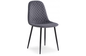 Стул на металлокаркасе Capri gray / black