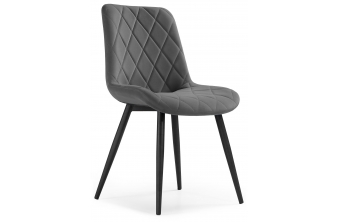 Стул на металлокаркасе Fox dark grey