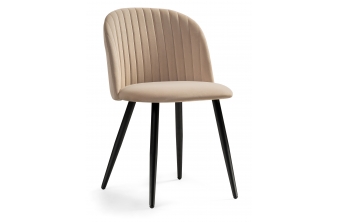 Стул на металлокаркасе Gabi 1 dark beige / black