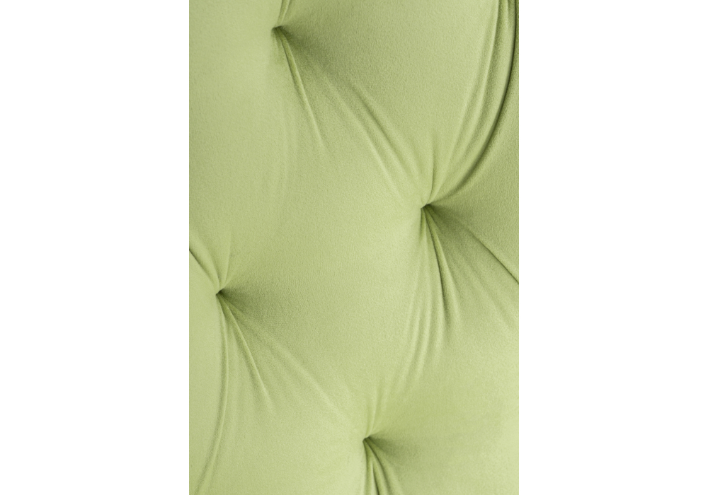 Стул на металлокаркасе Гояр confetti green / белый глянец