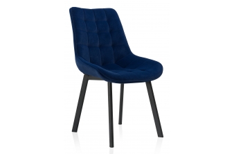 Стул на металлокаркасе Hagen dark blue