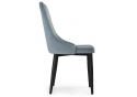 Стул на металлокаркасе Kora light blue / black