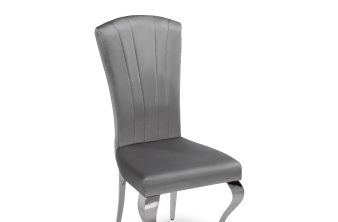 Полубарный стул Дани темно-серый / черный