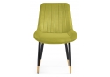 Стул на металлокаркасе Seda 1 khaki / gold / black