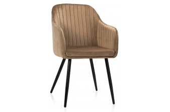 Стул на металлокаркасе Slam dark beige