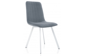 Стул на металлокаркасе Sling white / gray