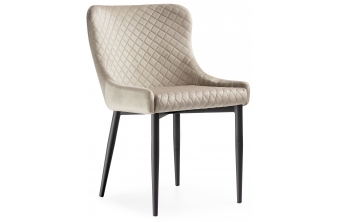 Стул на металлокаркасе Teo beige / black