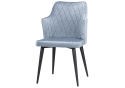 Стул на металлокаркасе Velen light blue