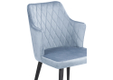 Стул на металлокаркасе Velen light blue