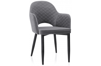 Стул на металлокаркасе Vener gray new