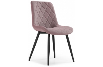 Стул на металлокаркасе Fox light purple / black