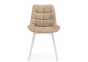 Стулья на металлокаркасе Челси 360 бежевый (ZD 210) / белый