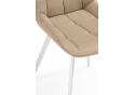 Стулья на металлокаркасе Челси 360 бежевый (ZD 210) / белый