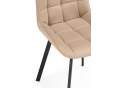 Стулья на металлокаркасе Челси 360 бежевый (ZD 210) / черный