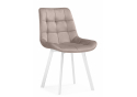 Стулья на металлокаркасе Челси 360 латте (ZD 290) / белый