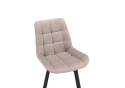 Стулья на металлокаркасе Челси 360 латте (ZD 290) / черный