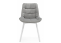 Стулья на металлокаркасе Челси 360 светло-серый (ZD 960) / белый