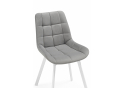 Стулья на металлокаркасе Челси 360 светло-серый (ZD 960) / белый