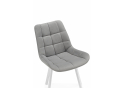 Стулья на металлокаркасе Челси 360 светло-серый (ZD 960) / белый