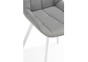 Стулья на металлокаркасе Челси 360 светло-серый (ZD 960) / белый