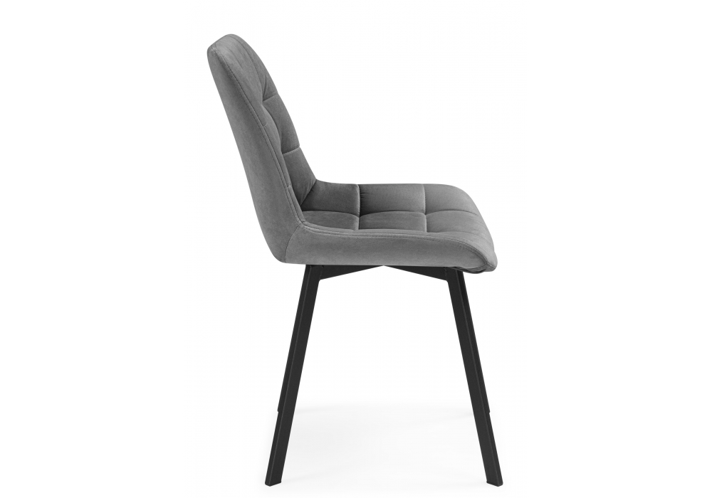 Стулья на металлокаркасе Челси 360 светло-серый (ZD 960) / черный