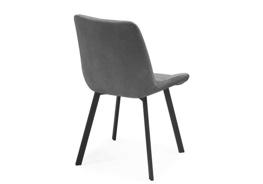 Стулья на металлокаркасе Челси 360 светло-серый (ZD 960) / черный