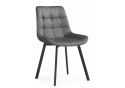 Стулья на металлокаркасе Челси 360 светло-серый (ZD 960) / черный