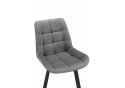 Стулья на металлокаркасе Челси 360 светло-серый (ZD 960) / черный