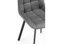 Стулья на металлокаркасе Челси 360 светло-серый (ZD 960) / черный